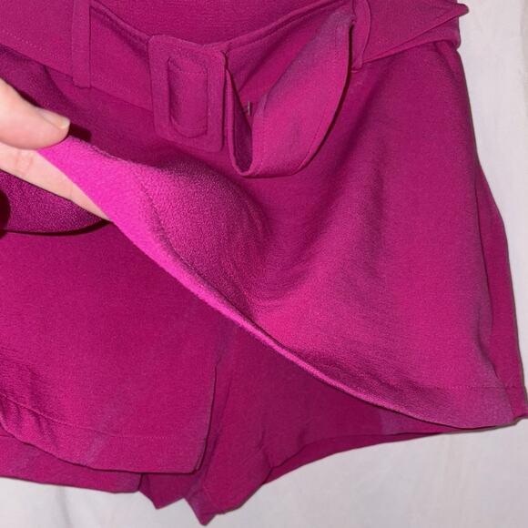Japna Skort Womens Medium Hot Pink Skirt Shorts Wrap Corp Preppy Twee NWT - Picture 2 of 9